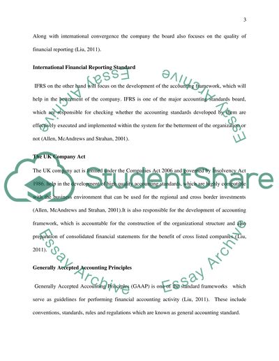 Assessment of Recent Developments in Financial Reporting
