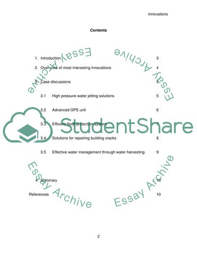 Civil Engineering Innovations