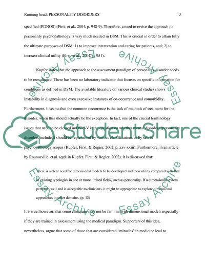 Personality DisordersFact or Fiction