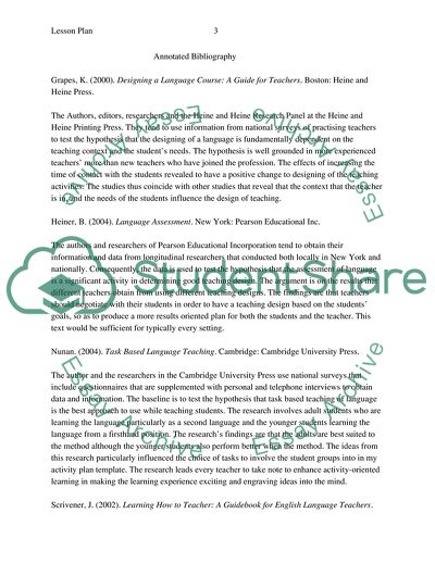 Lesson Planning and Planning Journal for English as a Second Language