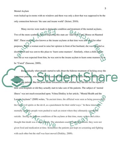 Are Mental Asylums a Refuge or a Pitfall for the Patients