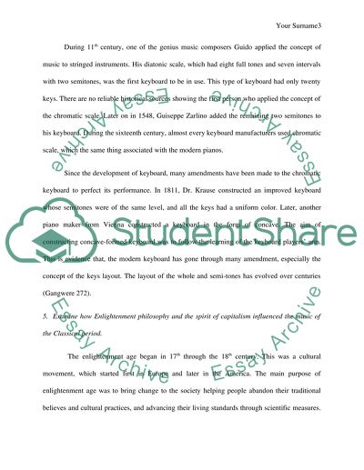 The Changes to Music Performance Throughout Historical Periods