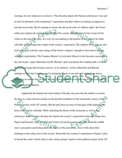 Portrayal of the 18th Century France in Beaumarchaiss |The Marriage of Figaro