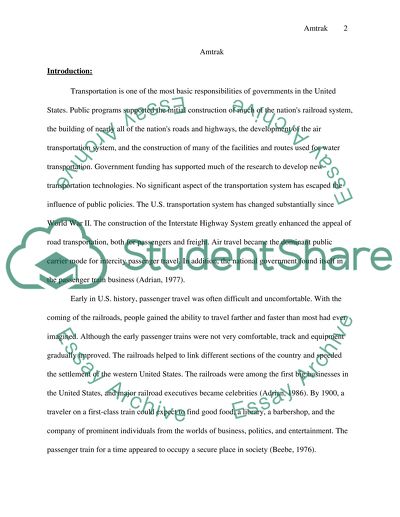 The Development of the Air Transportation System