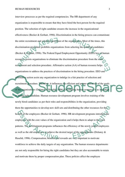 Human Resources Management Role in Achieving a Shaping Organizational and Employee Behavior