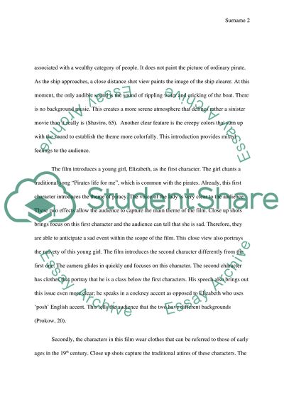 Use of Mis en Scenes and Camera Techniques