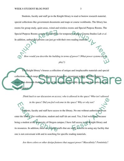 Week 8 Student Blog Post Assignment Example | Topics and Well Written ...
