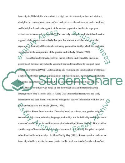 Understanding the Discipline Gap Through a Cultural Lens