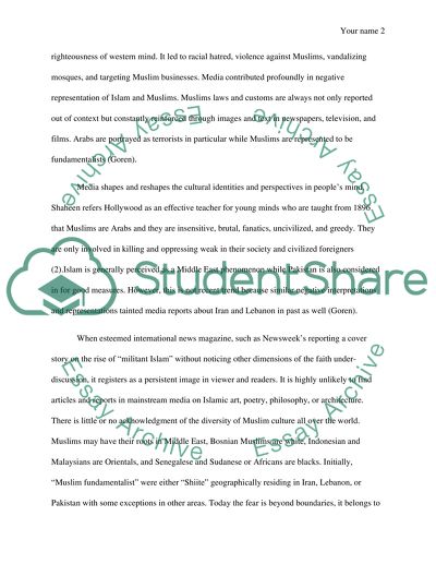 The Media and Its Representation of Islam and Muslim Women