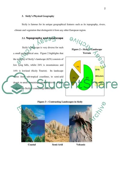 A Geographical Case Study of Sicily, Italy