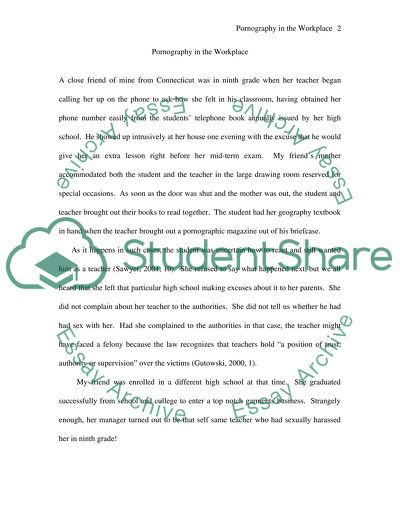 Workplace Ethical Dilemma: Pornography in the workplace