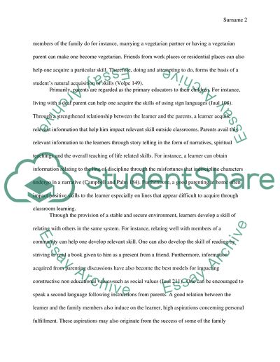 Outside of the Formal Education System