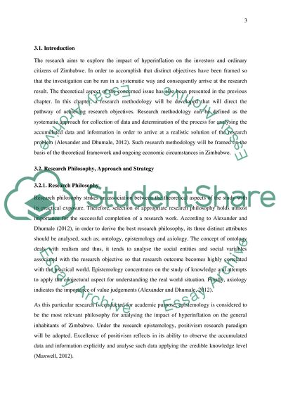 Impact of Hyperinflation on Investors and Ordinary Citizens of Zimbabwe