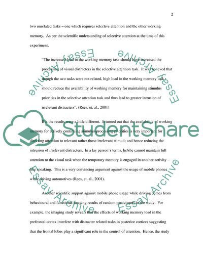 Using Phones While Driving