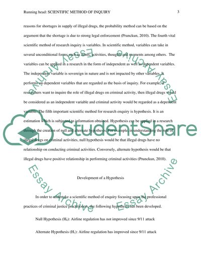 Scientific Method of Inquiry