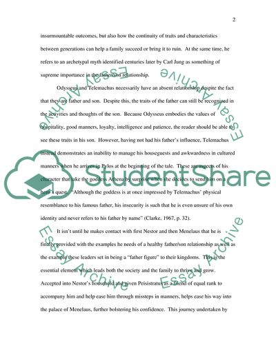 Relationships in the Odyssey