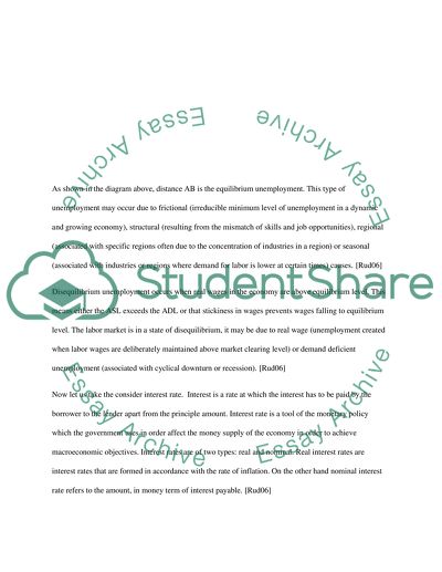 Principles of Macroeconomics and Unemployment