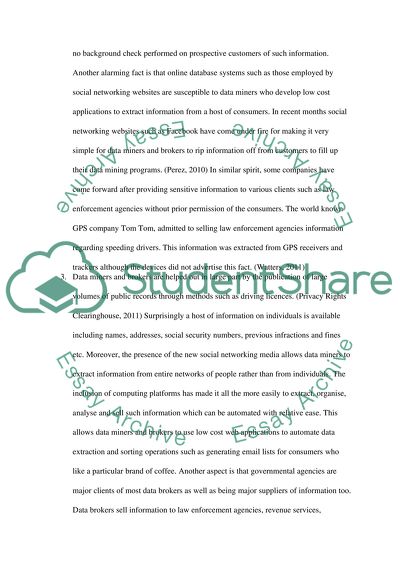 Management- Data for Sale