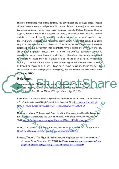 Development in Sub-Saharan Africa