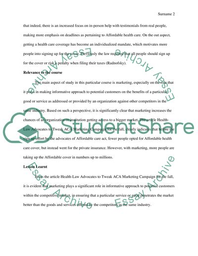 Health-Law Advocates to Tweak ACA Marketing Campaign for the Fall