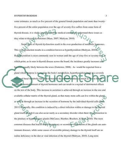 Disorders and Diseases of the Thyroid