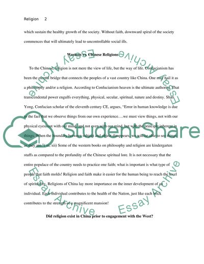 Religion, Spirituality and Supreme Being