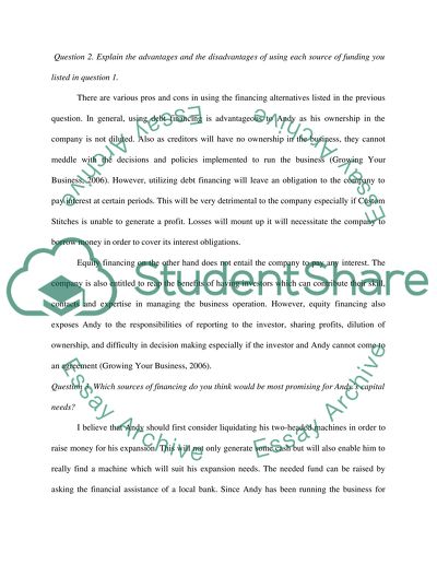 The Financing for Custom Stitches