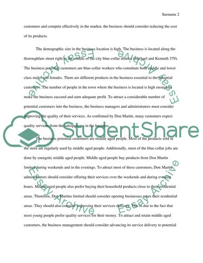 Activity of Don Martin Limited