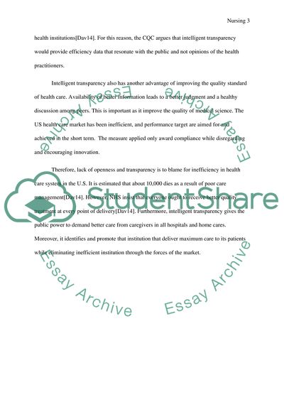 The NHS Will Improve Only When There Is Nowhere to Hide Its Failures