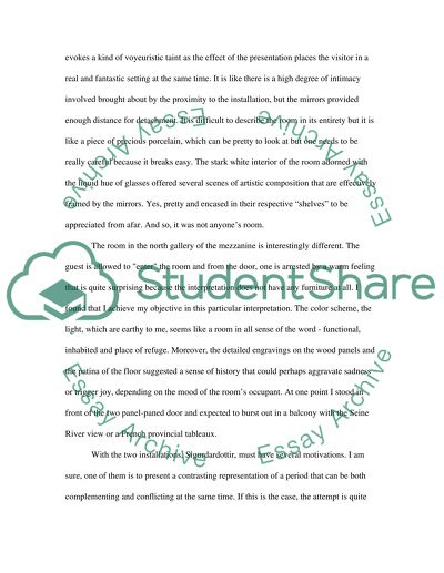 Critical review of an exhibition