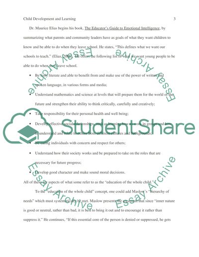 HUMAN DEVELOPMENT AND LEARNING