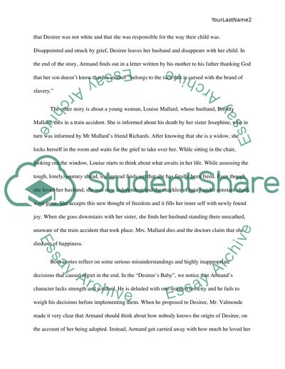 Persuasive Essay Sample High School The Stories By Kate Chopin Essay On Myself In English also Short English Essays For Students The Stories By Kate Chopin Essay Example Topics And Well Written Learn English Essay Writing