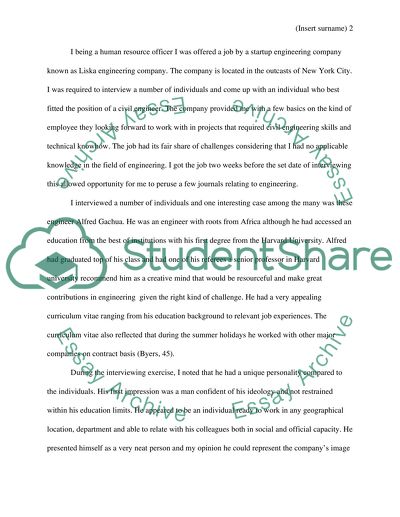 Profile essay topics