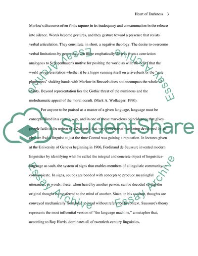 Heart of Darkness by Conrad