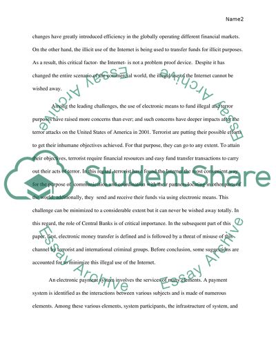 Threats Of Electronic Money Transfer