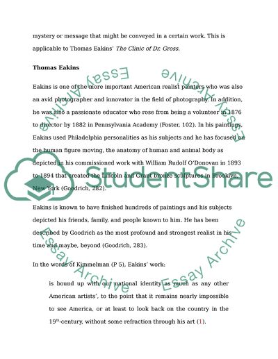 The Iconography in The Clinic of Dr. Gross by Thomas Eakins