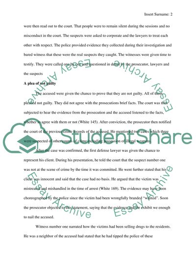 Court Proceeding Observation