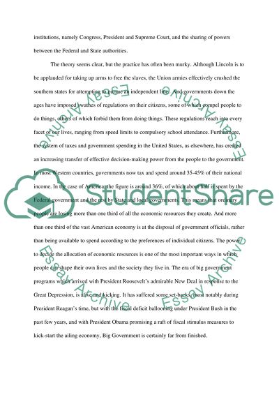 America as Bottom Up Country