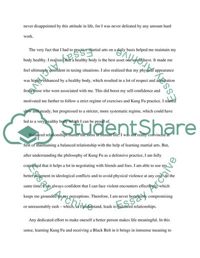 What it means to receive my Black Belt in Kung Fu