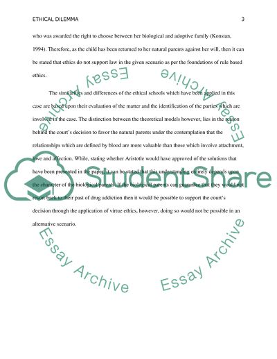 Ethical Dilemma Paper