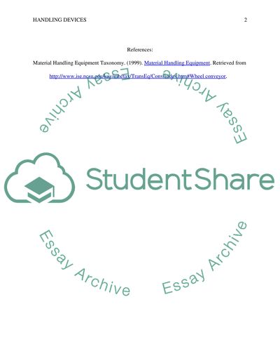 Material Handling Equipment