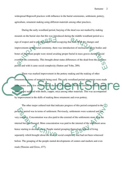 North American Archaeology- The Middle Woodland Period in the eastern United States