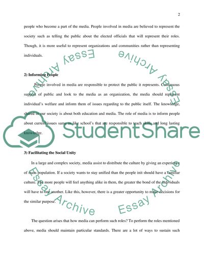 The Role of Media Independence in a Democratic Society