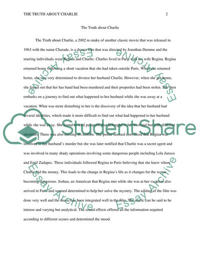 The Truth About Charlie (2002)