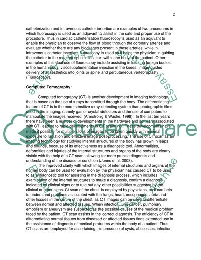 The Diagnosis and Treatment of Disease Outline: The Roles of the Imaging and Treatment Modalities