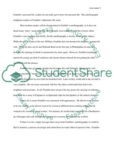 Benjamin Franklin: A Self-Designed Man