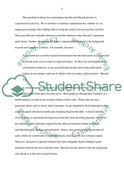 Response to The Selfish Generation