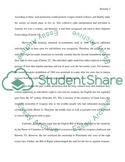 The Second Amendment in 1776 and Now