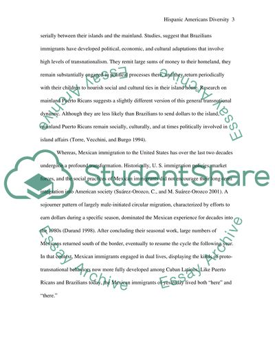 Hispanic Americans Diversity