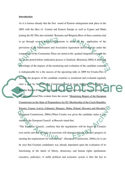 European Unions State Development